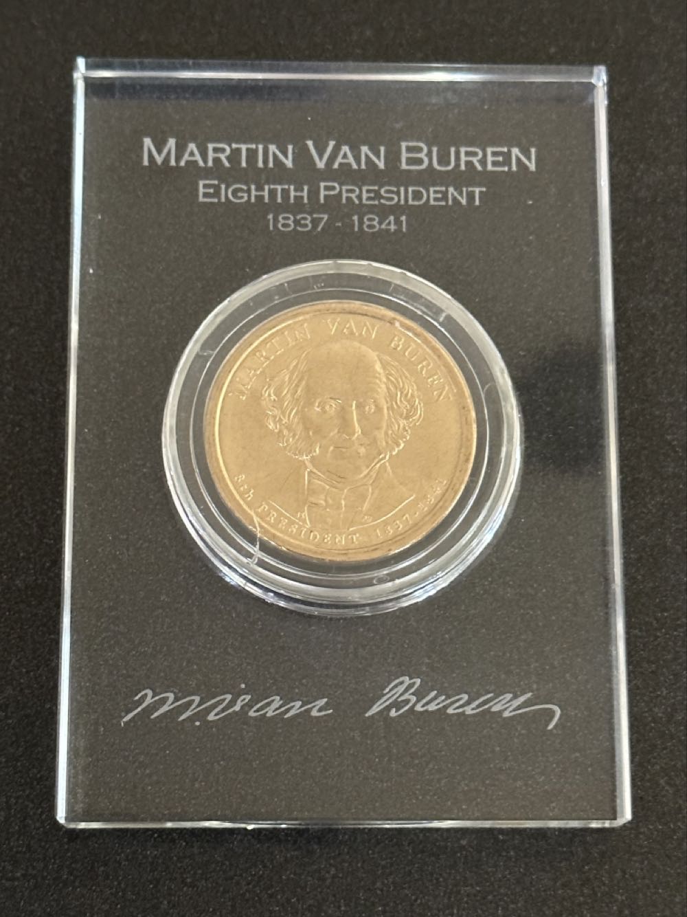 2008-D Martin Van Buren Presidential Dollar  coin collectible - Main Image 3