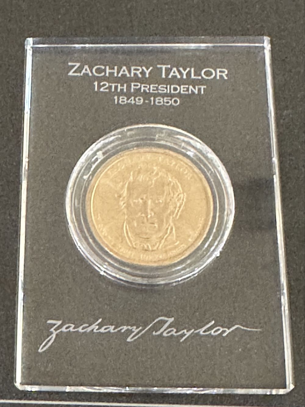 2009-P Zachary Taylor Presidential Dollar  coin collectible - Main Image 3
