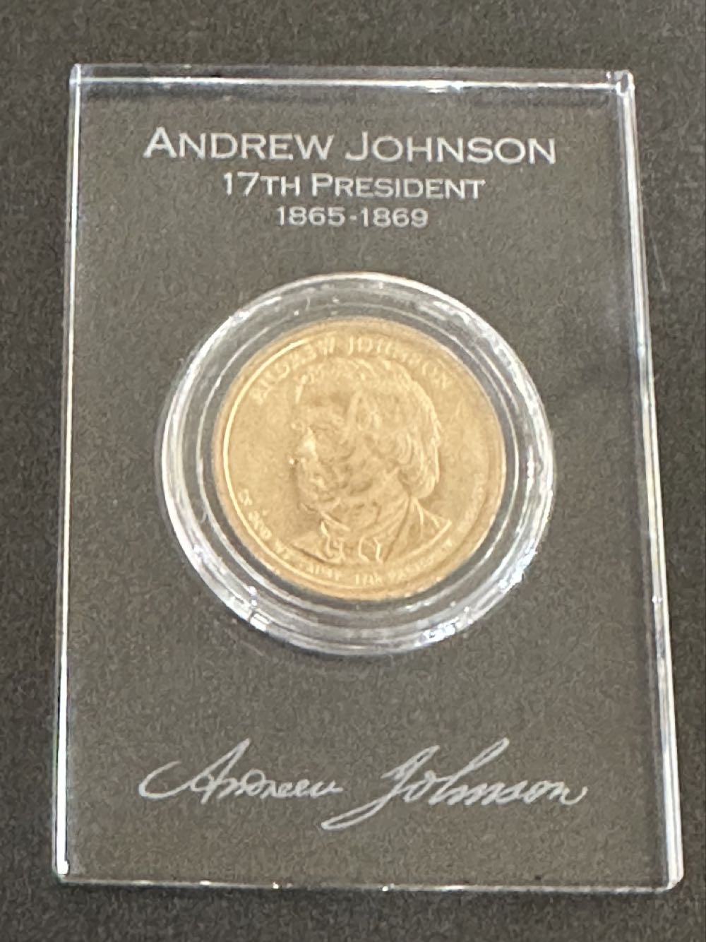 2011-P Andrew Johnson Presidential Dollar (2)  coin collectible - Main Image 3