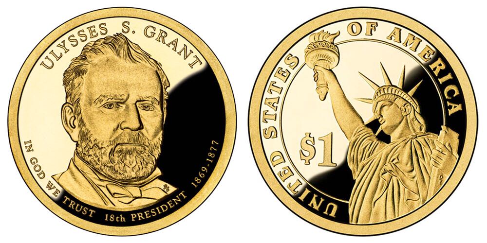 18th President Ulysses S Grant  coin collectible - Main Image 2