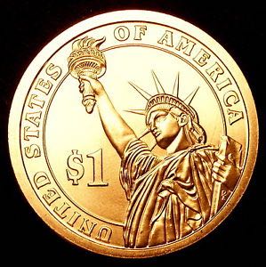 2011 D Rutherford B Hayes Golden Dollar  coin collectible - Main Image 2