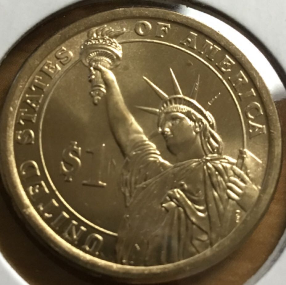 2009-P William Henry Harrison Presidential Dollar  coin collectible - Main Image 2