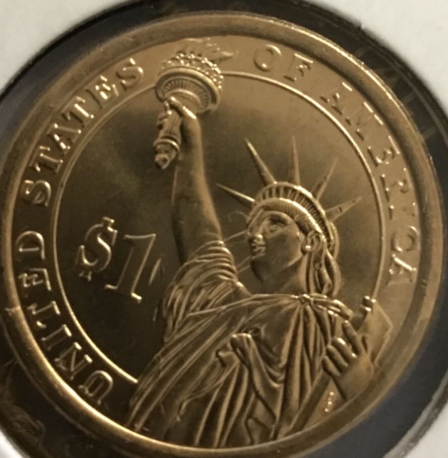2013 D Teddy Roosevelt Golden Dollar  coin collectible - Main Image 2