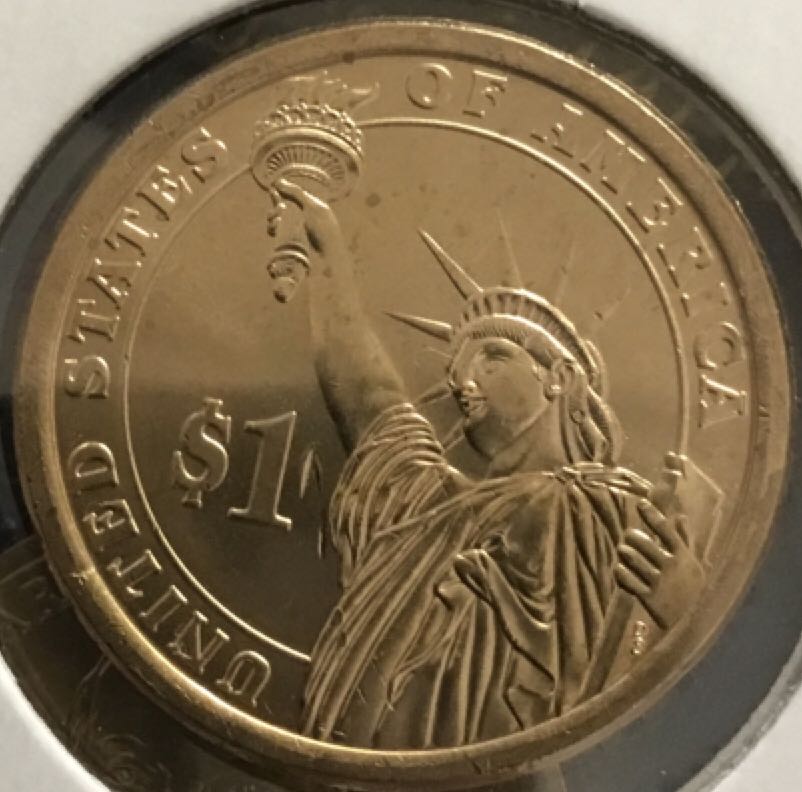 2013 P Teddy Roosevelt Golden Dollar  coin collectible - Main Image 2