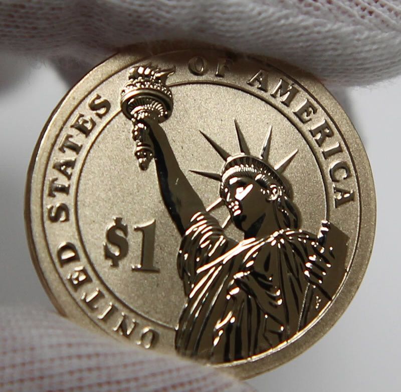 2015 P Dwight D Eisenhower Golden Dollar  coin collectible - Main Image 2