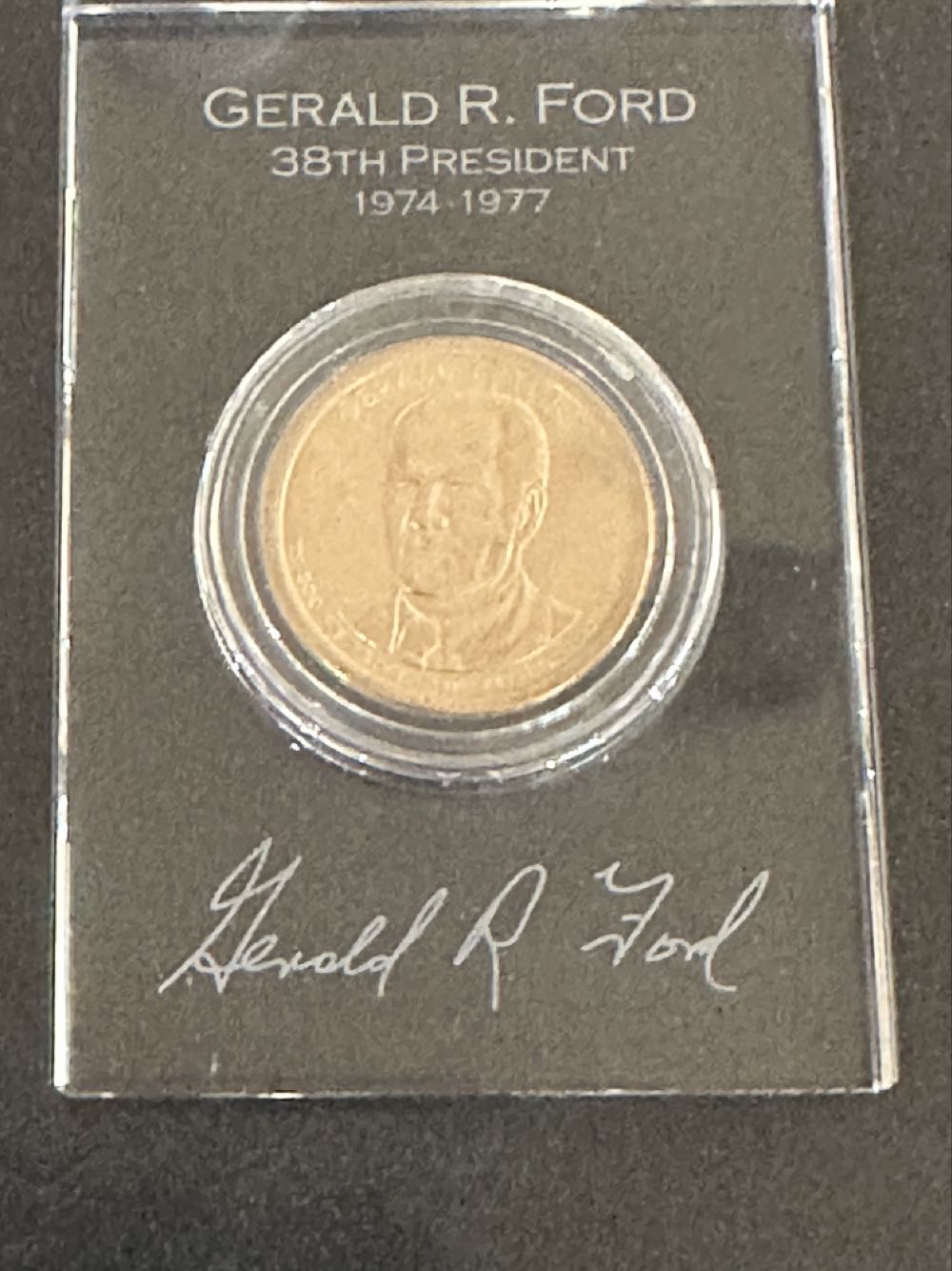 2016 D Gerald Ford Golden Dollar  coin collectible - Main Image 3