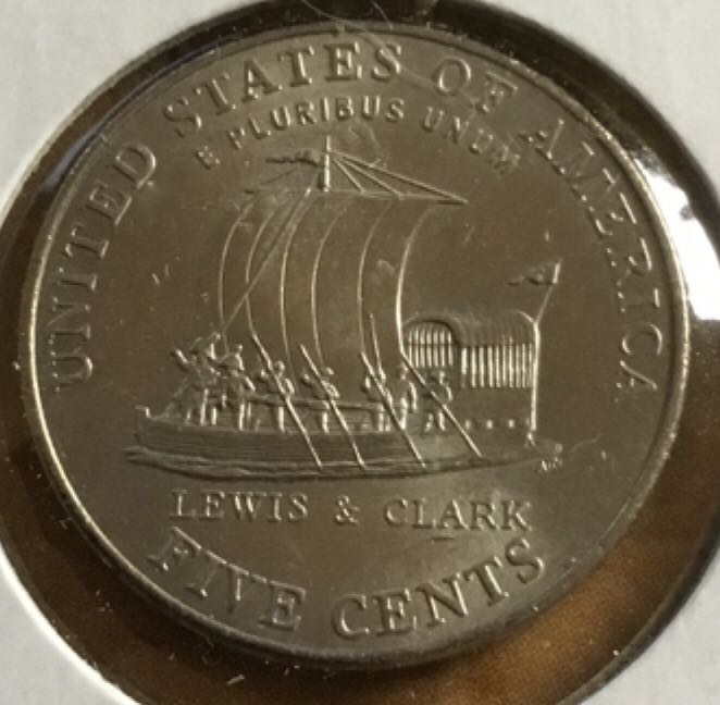 2004 P Lewis & Clark Keelboat Nickel  coin collectible - Main Image 2