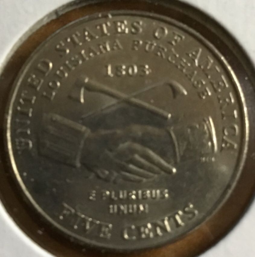 2004 P Louisiana Purchase Nickel  coin collectible - Main Image 2