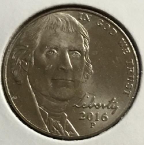 2016 D Return To Monticello Nickel coin collectible - Main Image 1