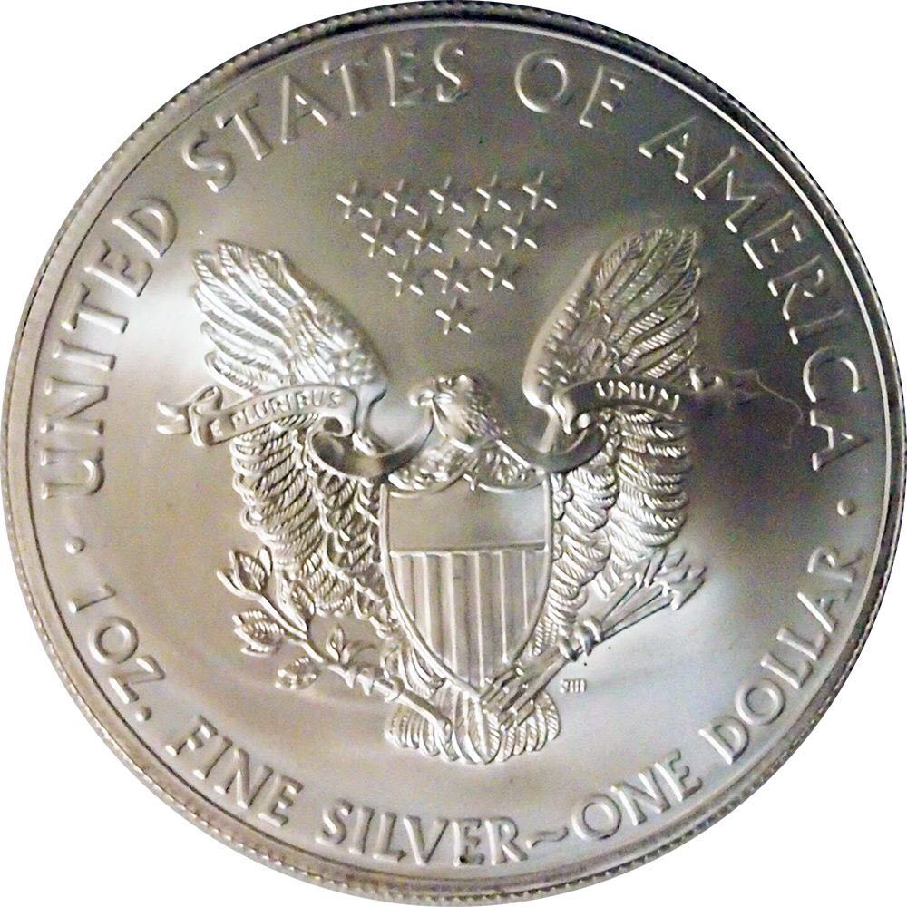 1988 American Silver Eagle Dollar  coin collectible - Main Image 2