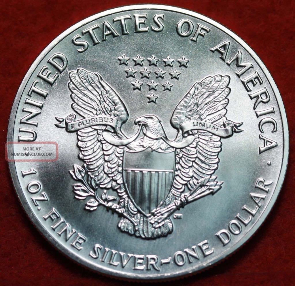 2004 American Silver Eagle  coin collectible - Main Image 2