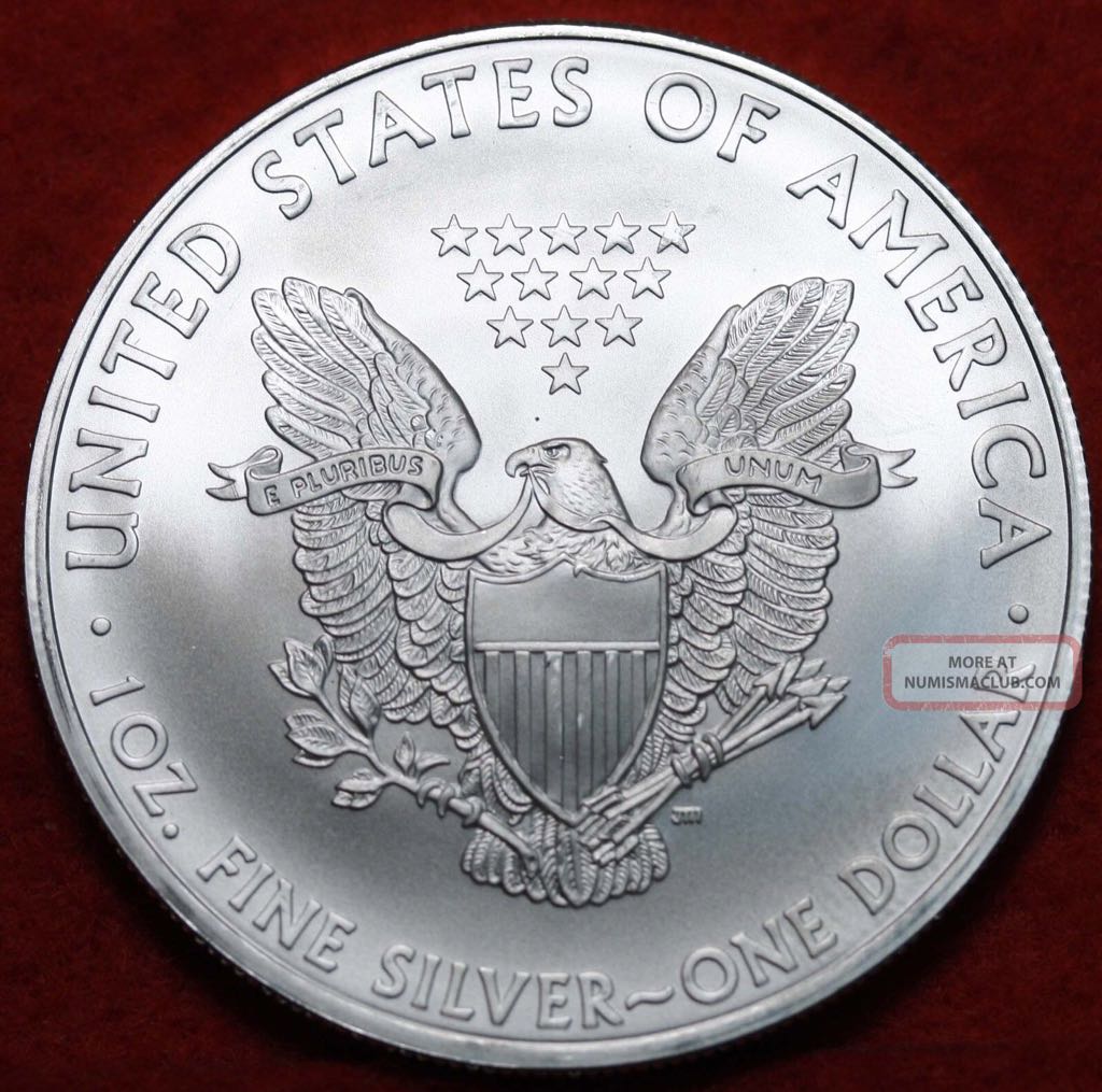 2008 American Silver Eagle  coin collectible - Main Image 2