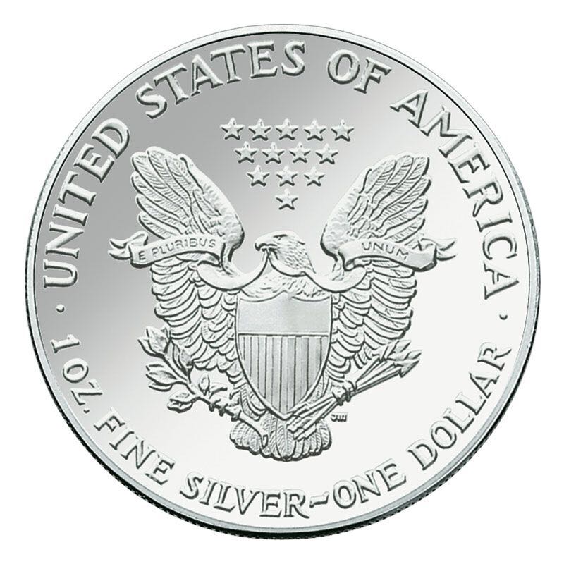 2017 American Silver Eagle Dollar Uncirculated  coin collectible - Main Image 2