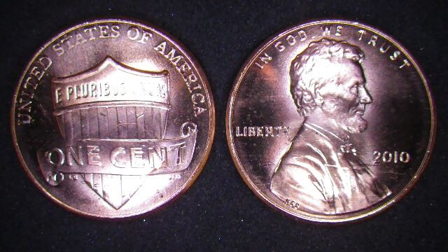 2010 P Union Cent  coin collectible - Main Image 2