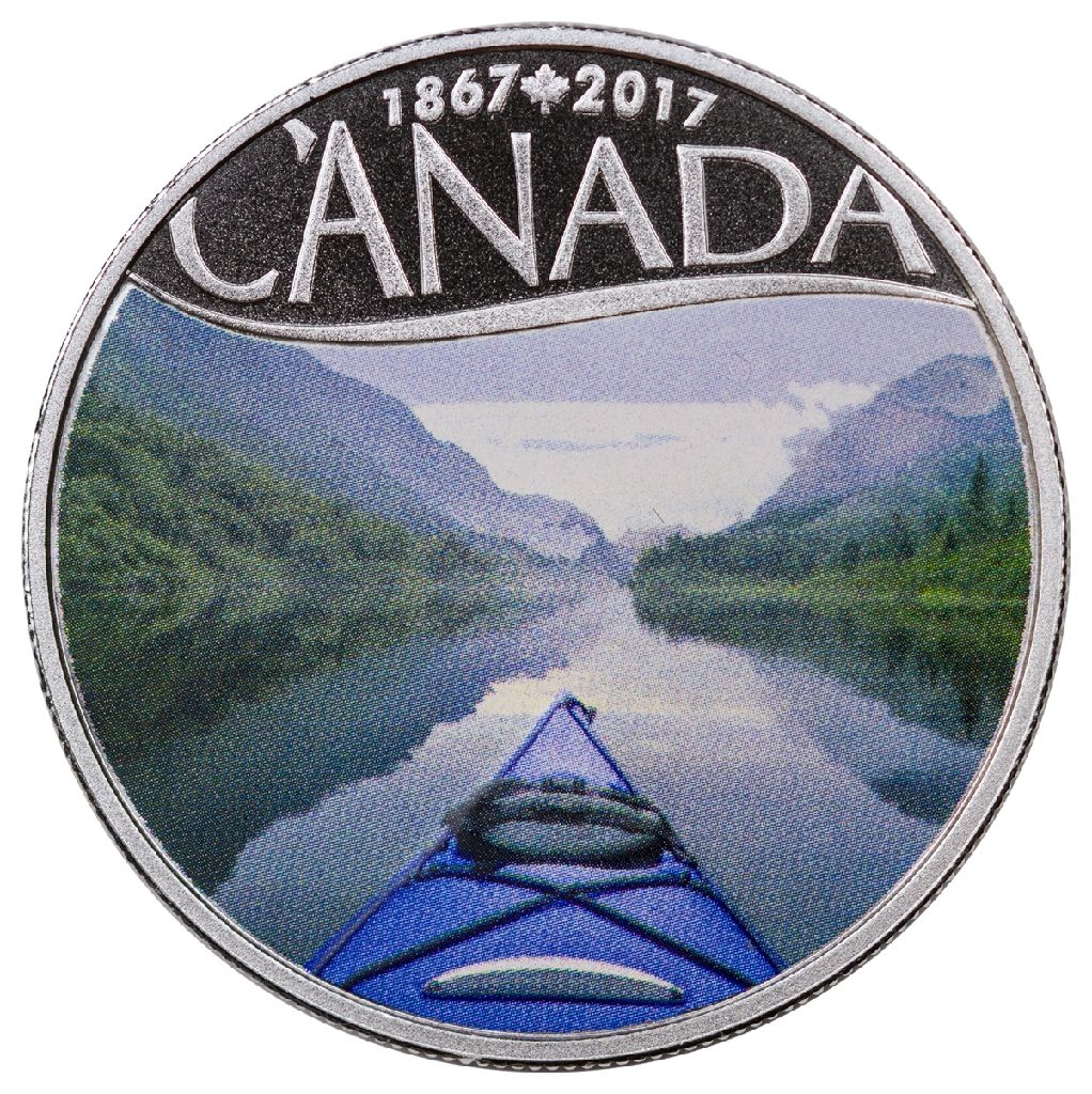 Roll Of Canadian 5 Cent Coins