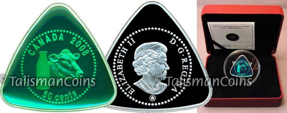 2008 Canadian 50 Cent Milk Delivery  coin collectible - Main Image 2