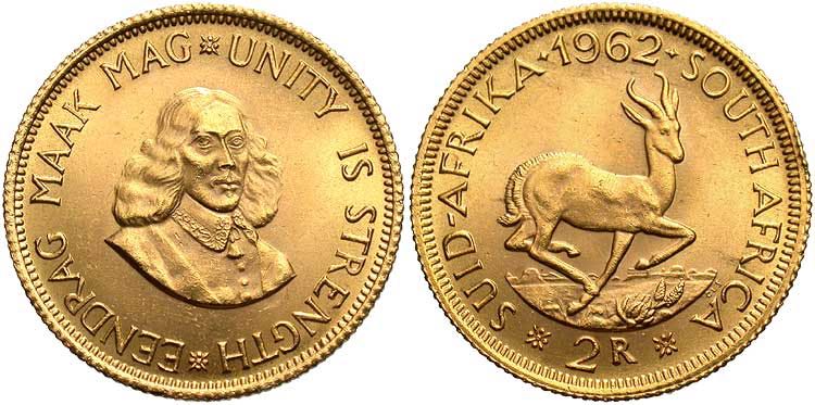 1962 Suid Afrika  coin collectible - Main Image 2
