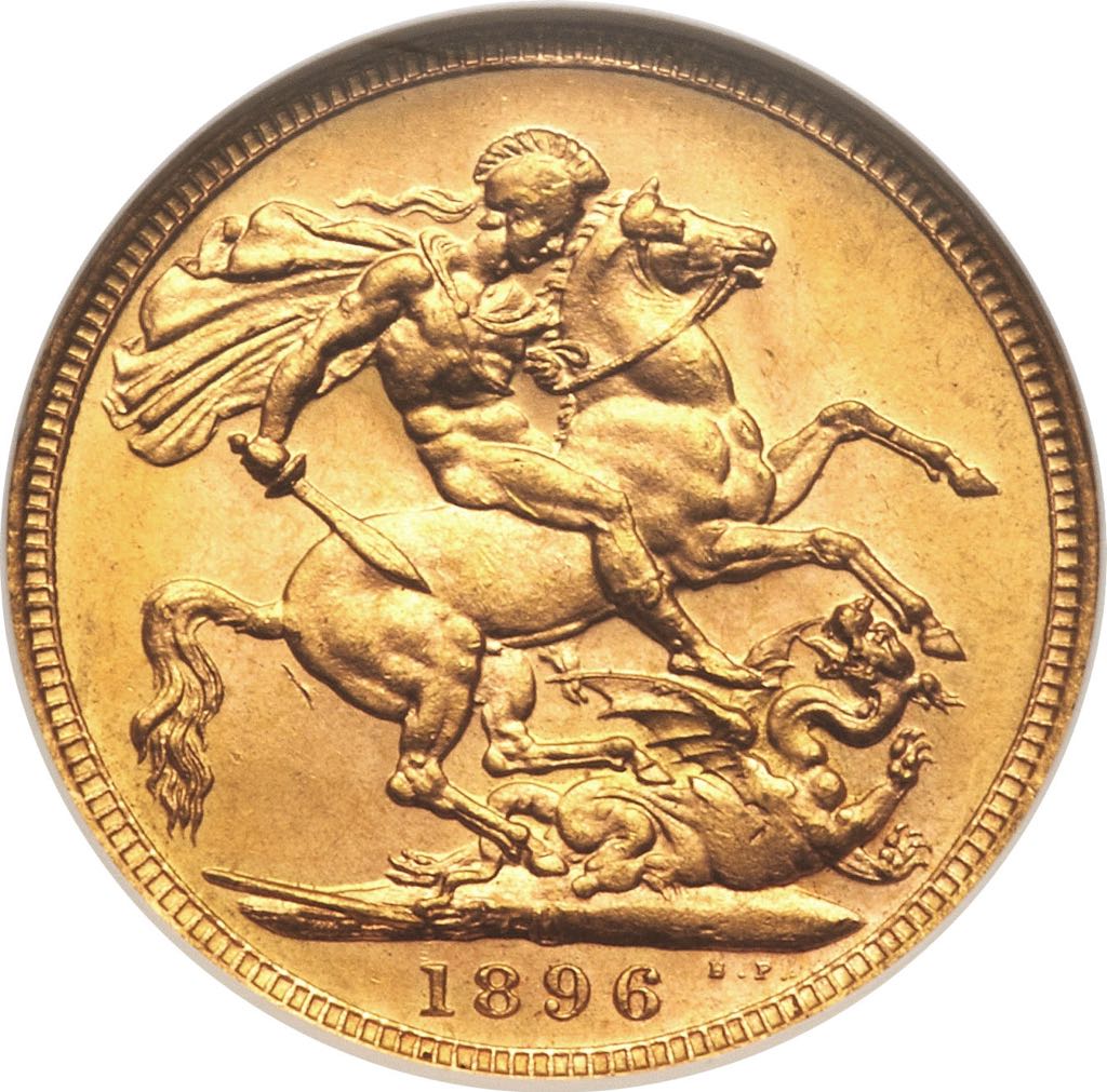 1895 Victoria Dei Gra Britt  coin collectible - Main Image 2