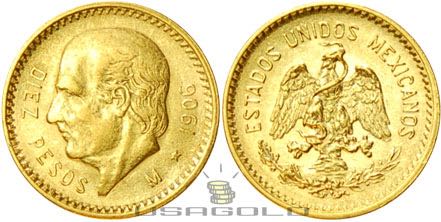 1959 Diez Pesos  coin collectible - Main Image 2