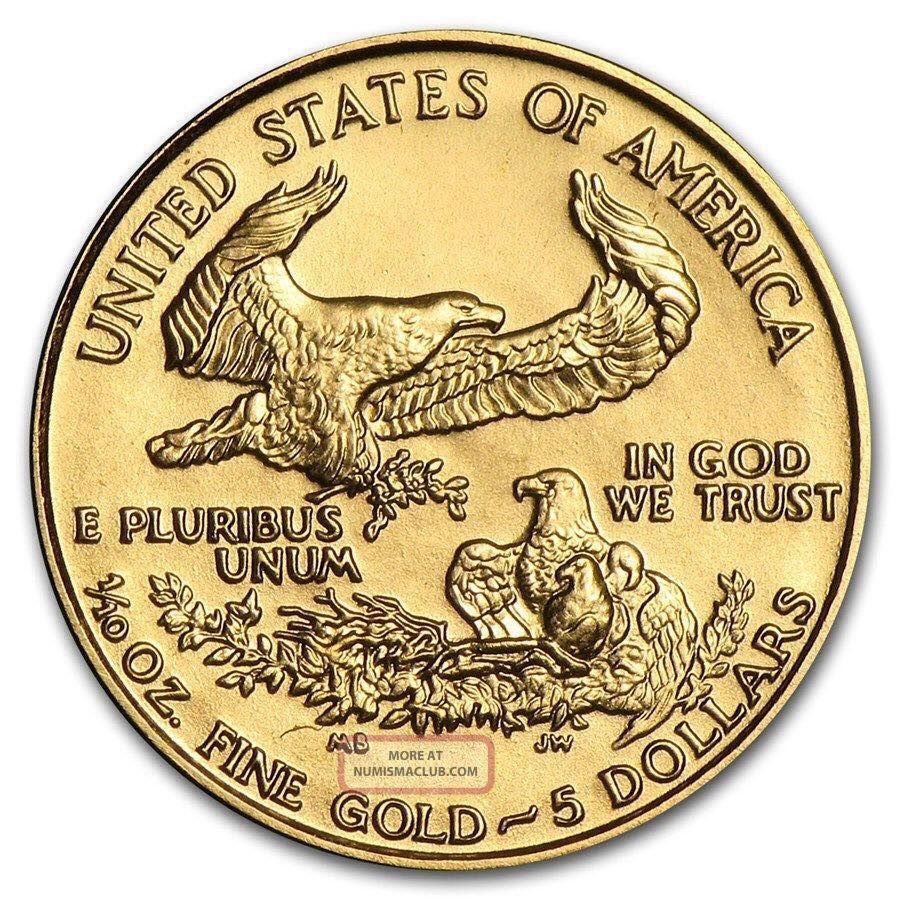 1999 1/10th American Eagle  coin collectible - Main Image 2