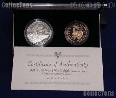 World War II 50th Anniversary Commemorative  coin collectible - Main Image 2
