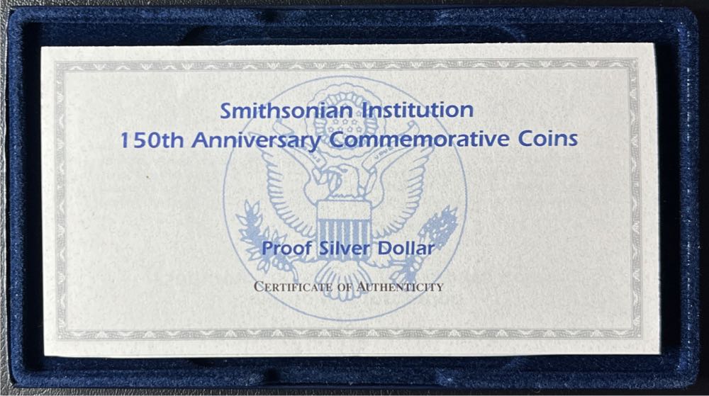 1996 Smithsonian Institution 150th Annivesary Commerative  coin collectible - Main Image 4