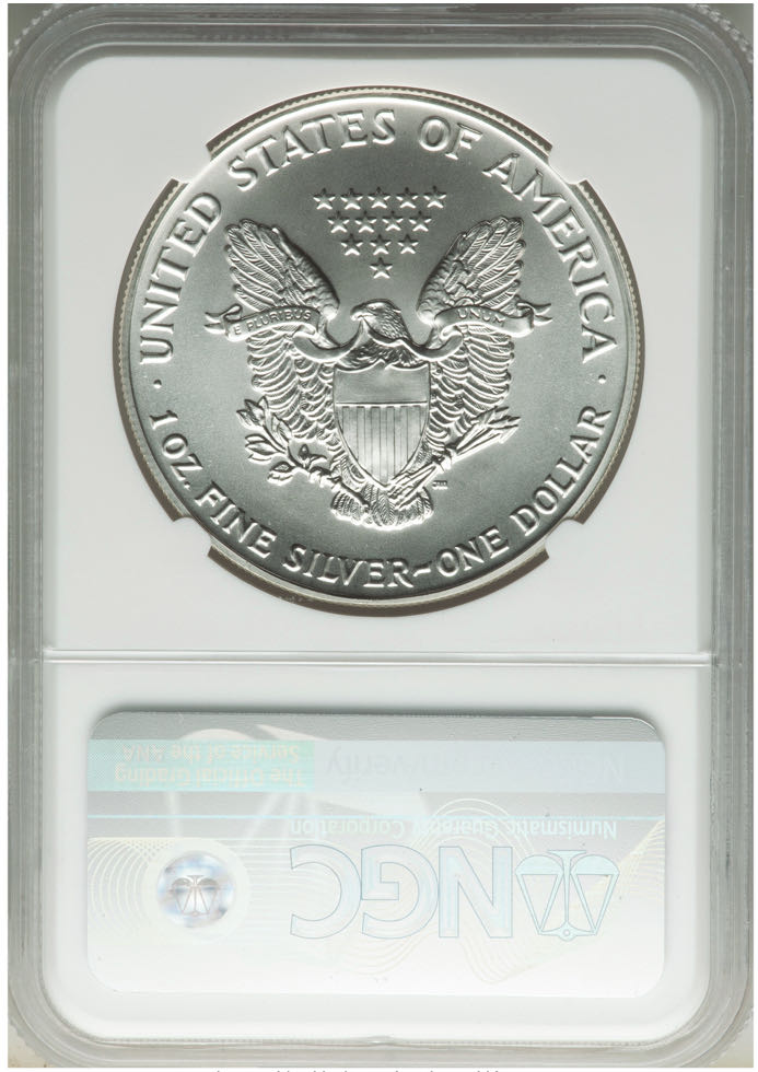 1991 Silver American Eagle  coin collectible - Main Image 2