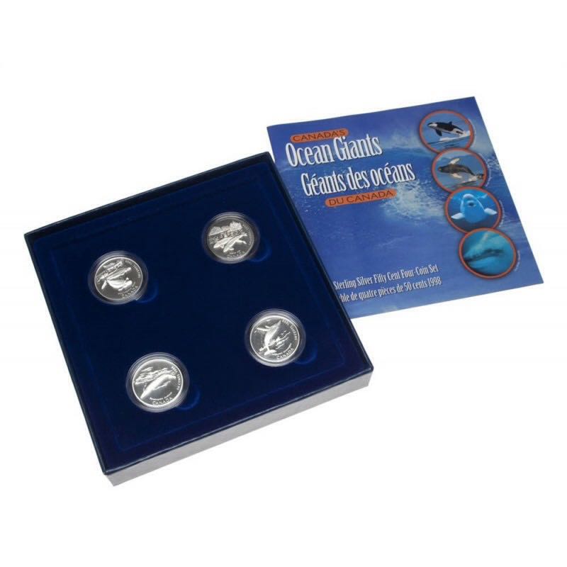 1998 Canadian 50 Cent Ocean Giants Set  coin collectible - Main Image 2