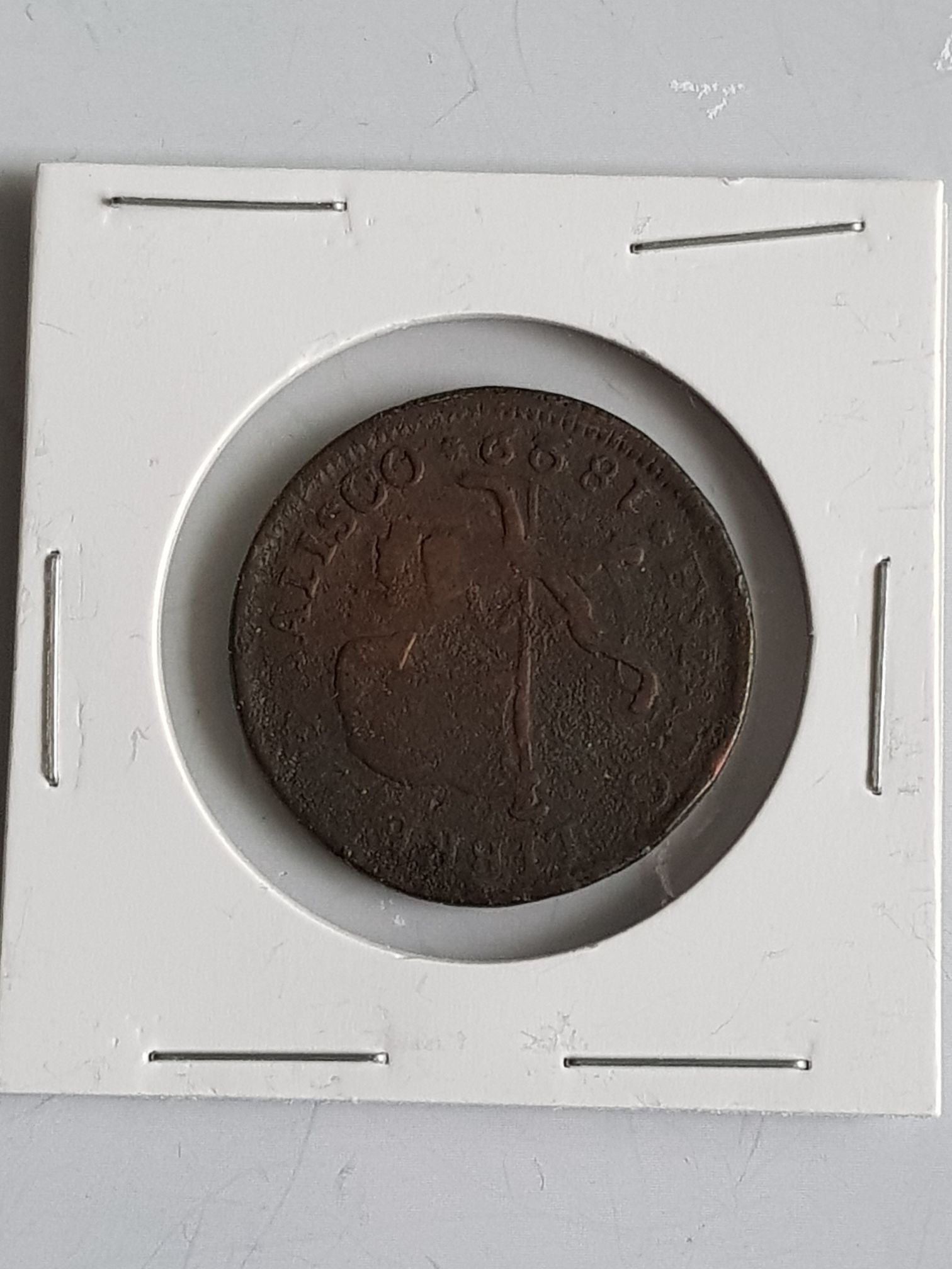 1/4 Real Jalisco  coin collectible - Main Image 2