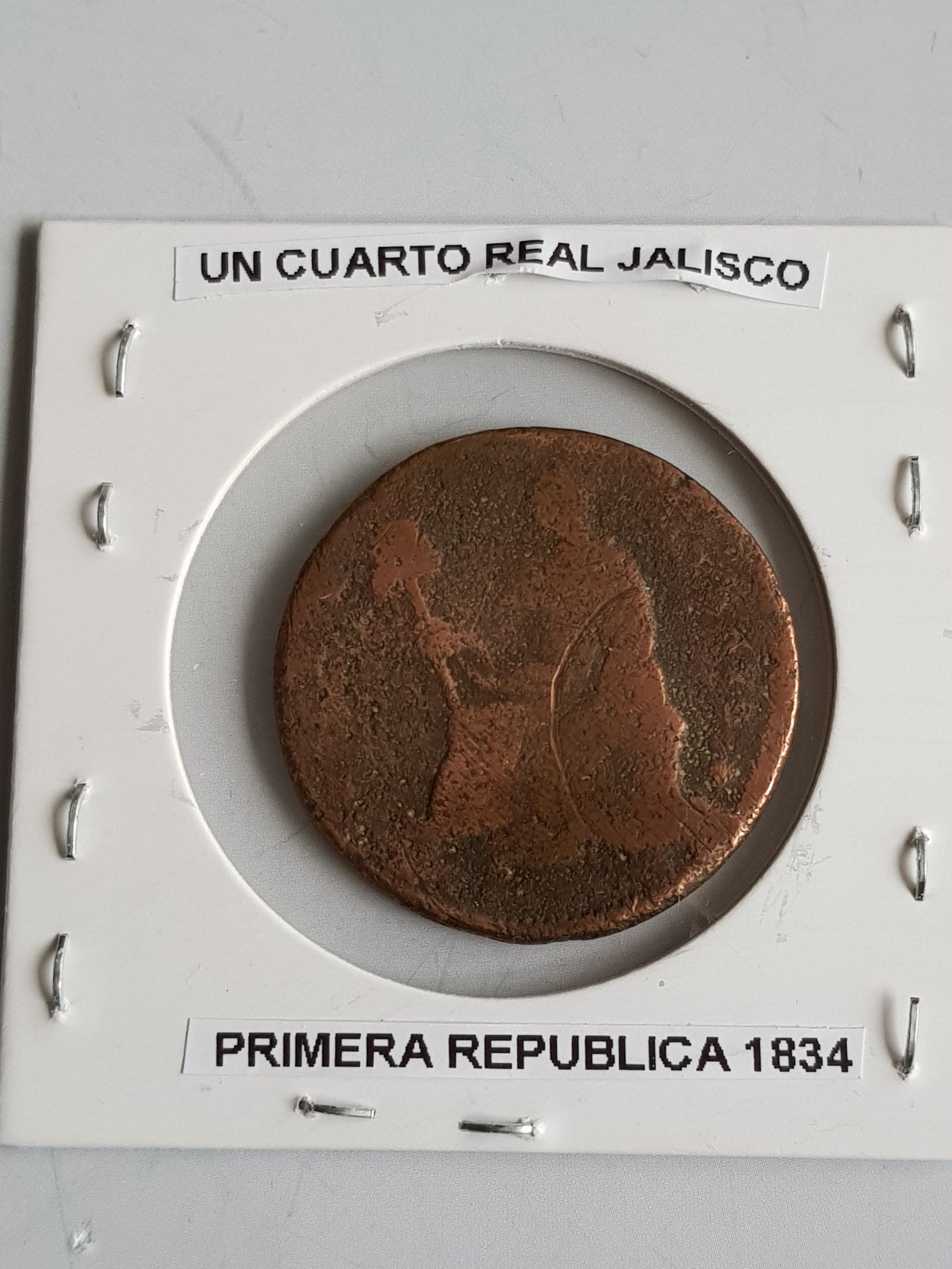 1/4 Real Jalisco  coin collectible - Main Image 1