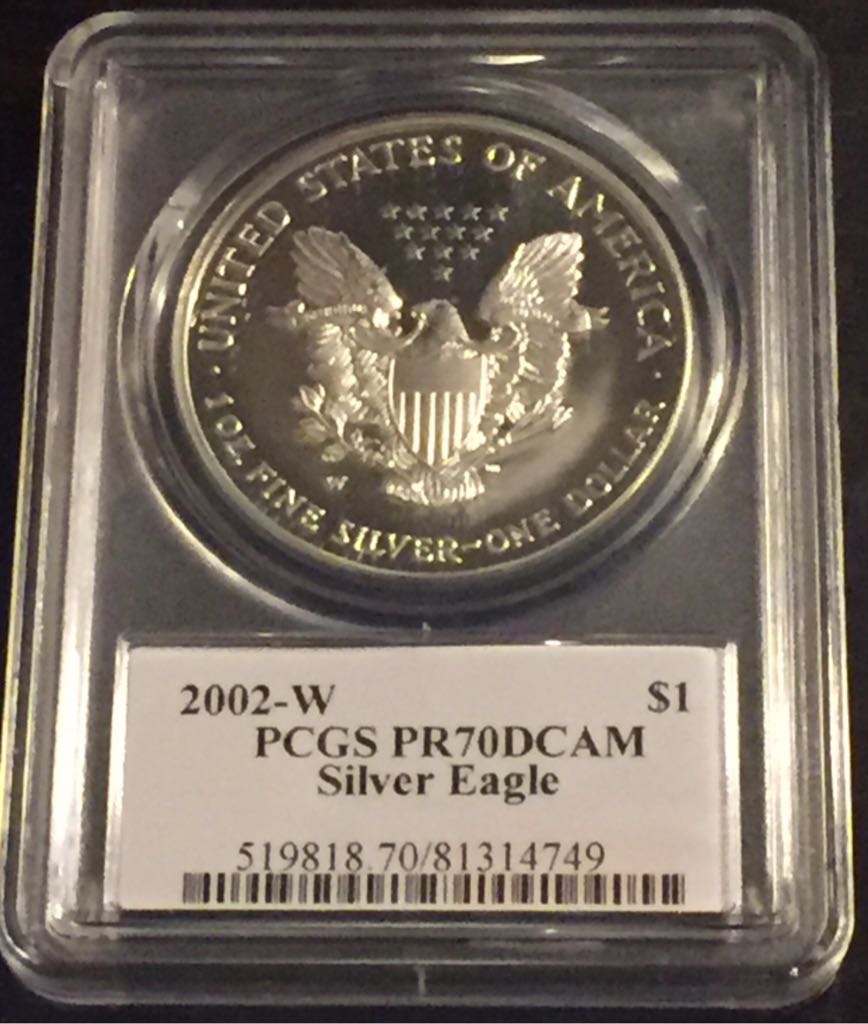 2002 W American Eagle  coin collectible - Main Image 2
