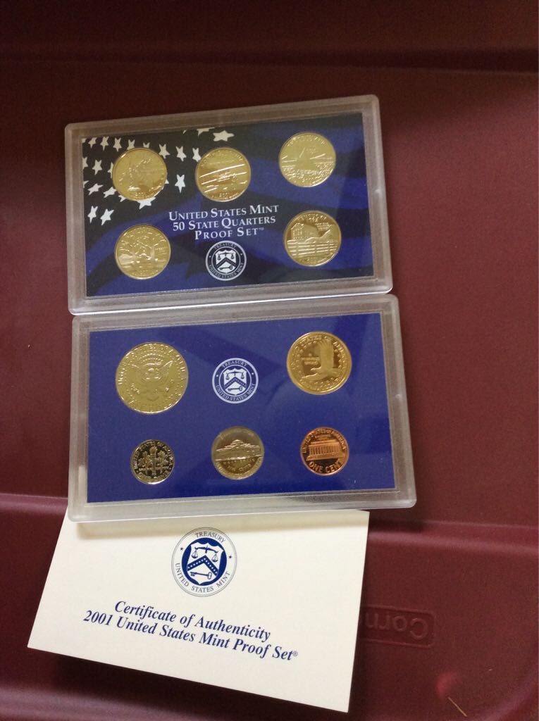2001 S Proof Set  coin collectible - Main Image 2
