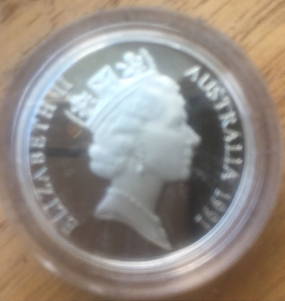 1991 Australia 20 Cent Proof Coin coin collectible - Main Image 2