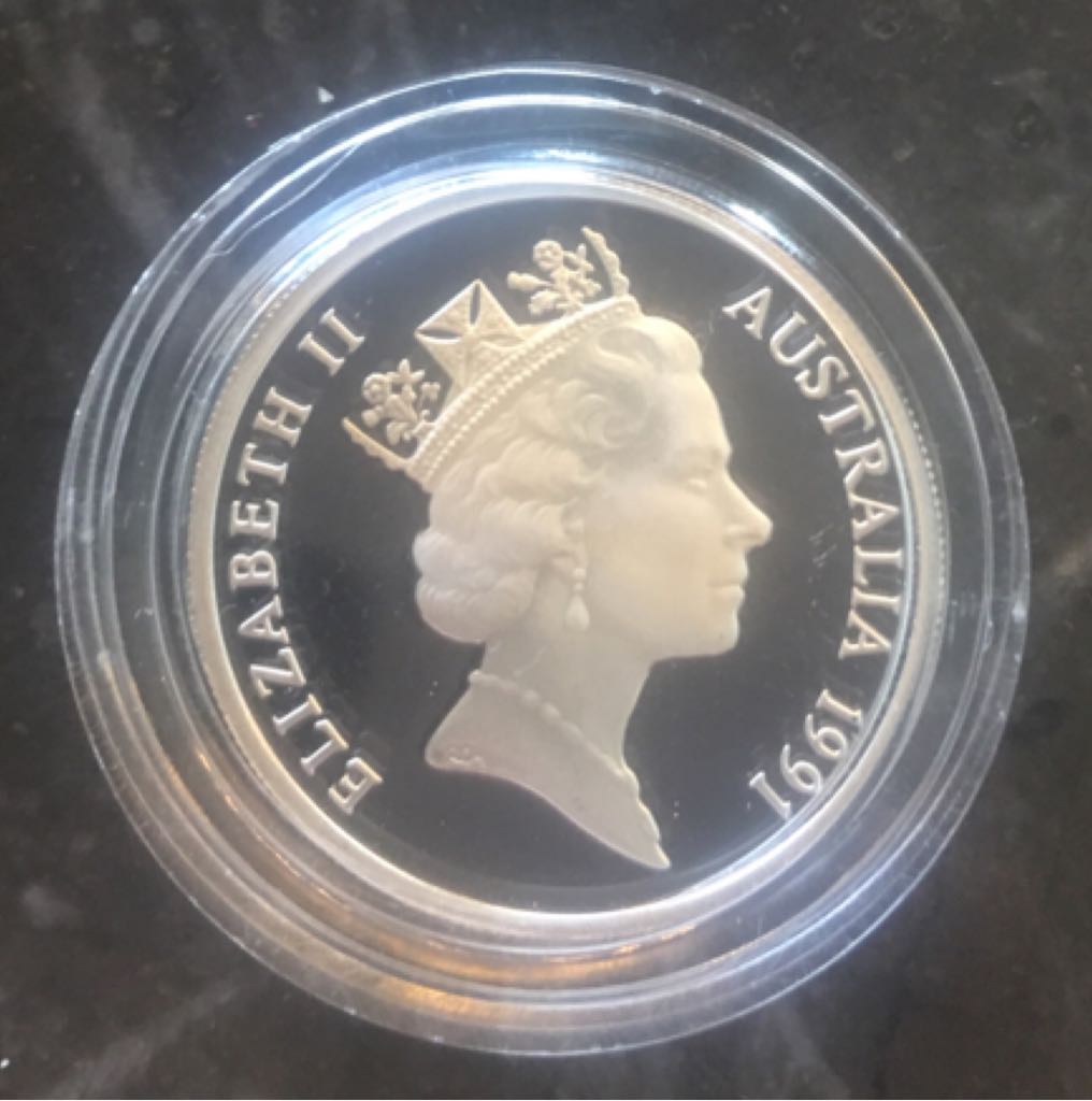 1991 Australia 10 Cent Silver Proof Coin  coin collectible - Main Image 2