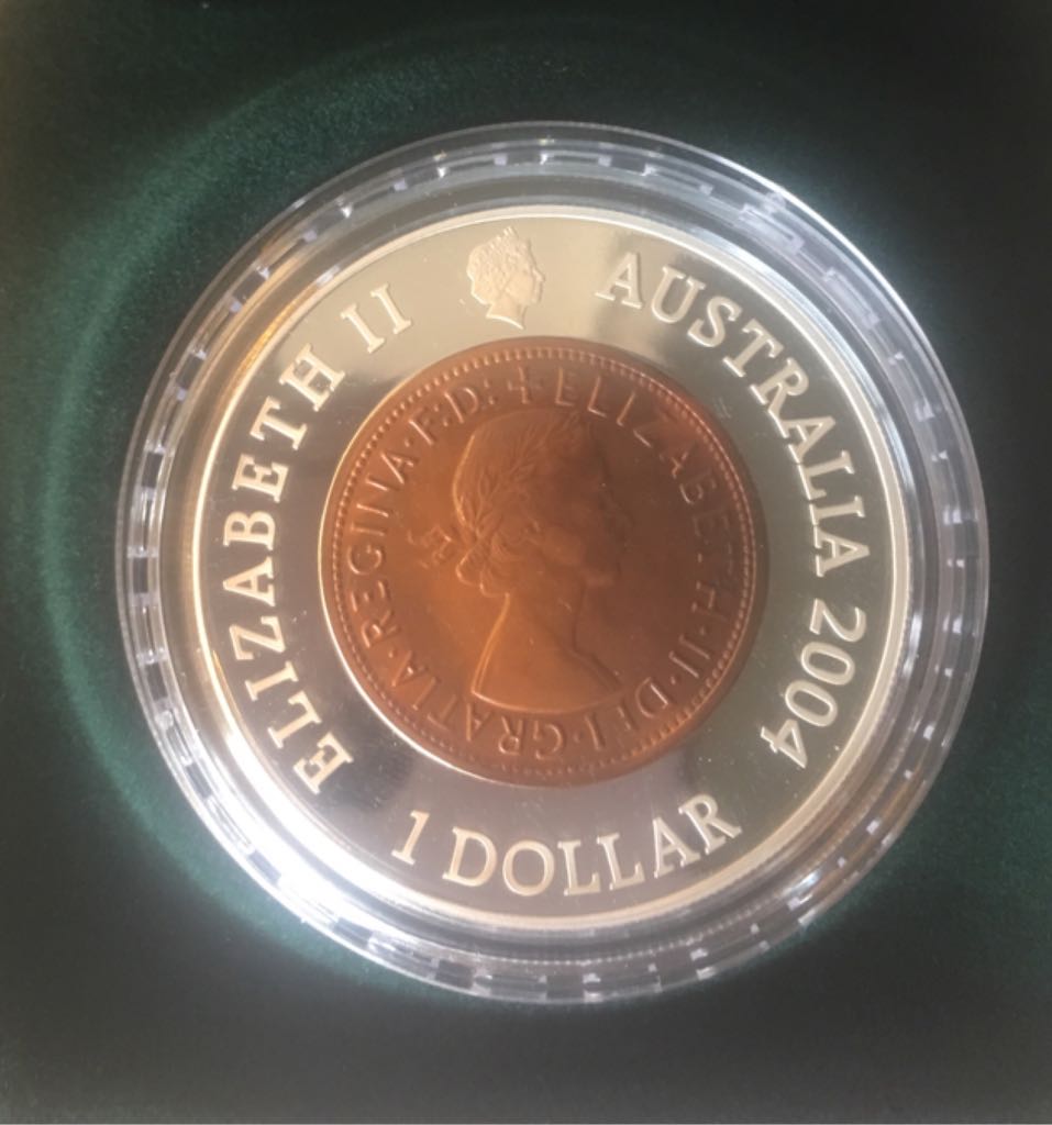 2004 Australia $1 Silver Proof Coin  coin collectible - Main Image 2