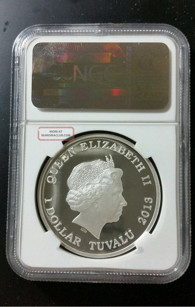 2013 Tuvalu 3 Headed Dragon Pf 70 Ucam  coin collectible - Main Image 2