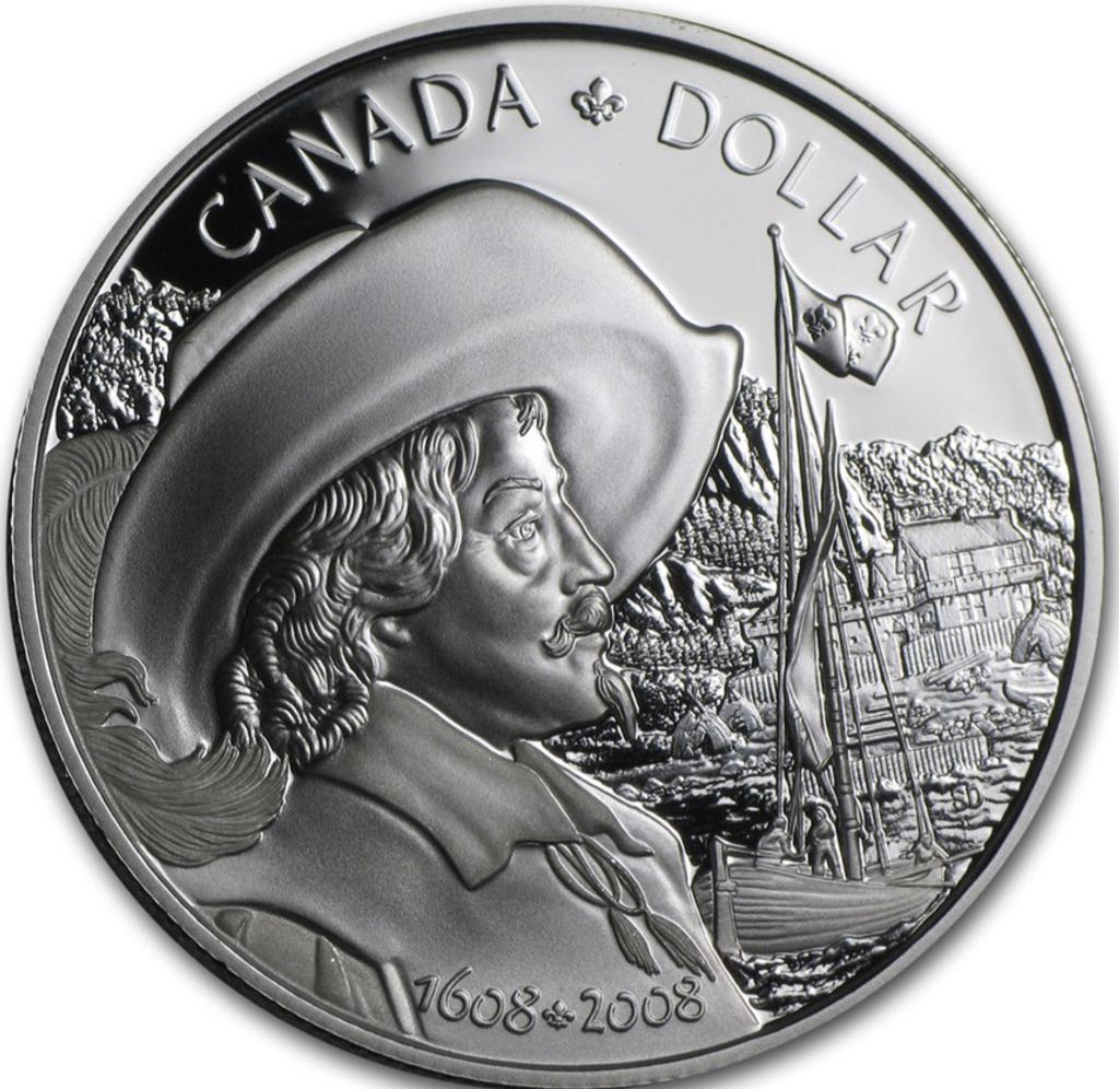 Roll Of Canadian 25 Cent Coins