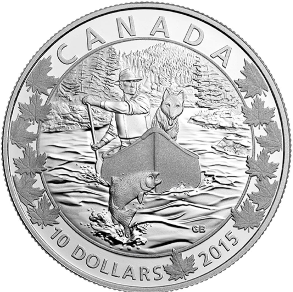 Roll Of Canadian 25 Cent Coins