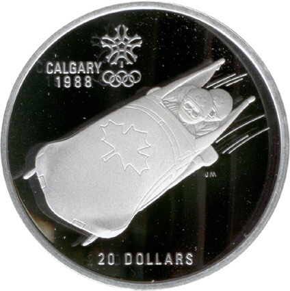 Olympics Silver 20 Dollars coin collectible - Main Image 1
