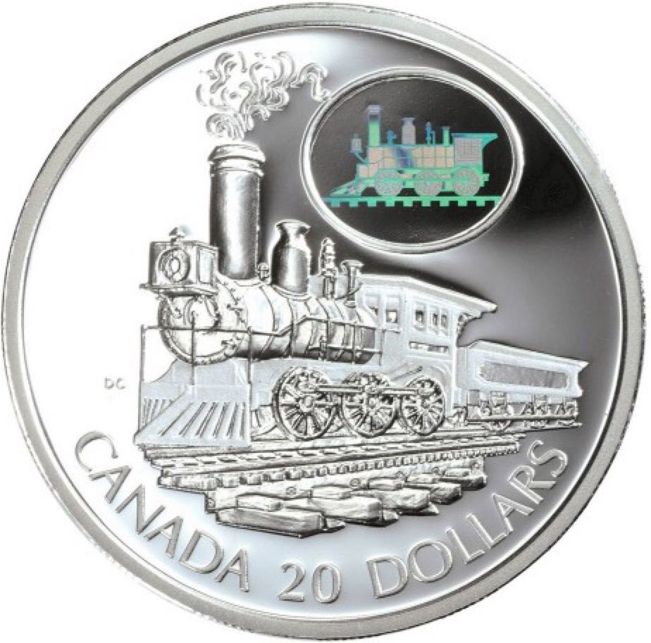 Roll Of Canadian 25 Cent Coins