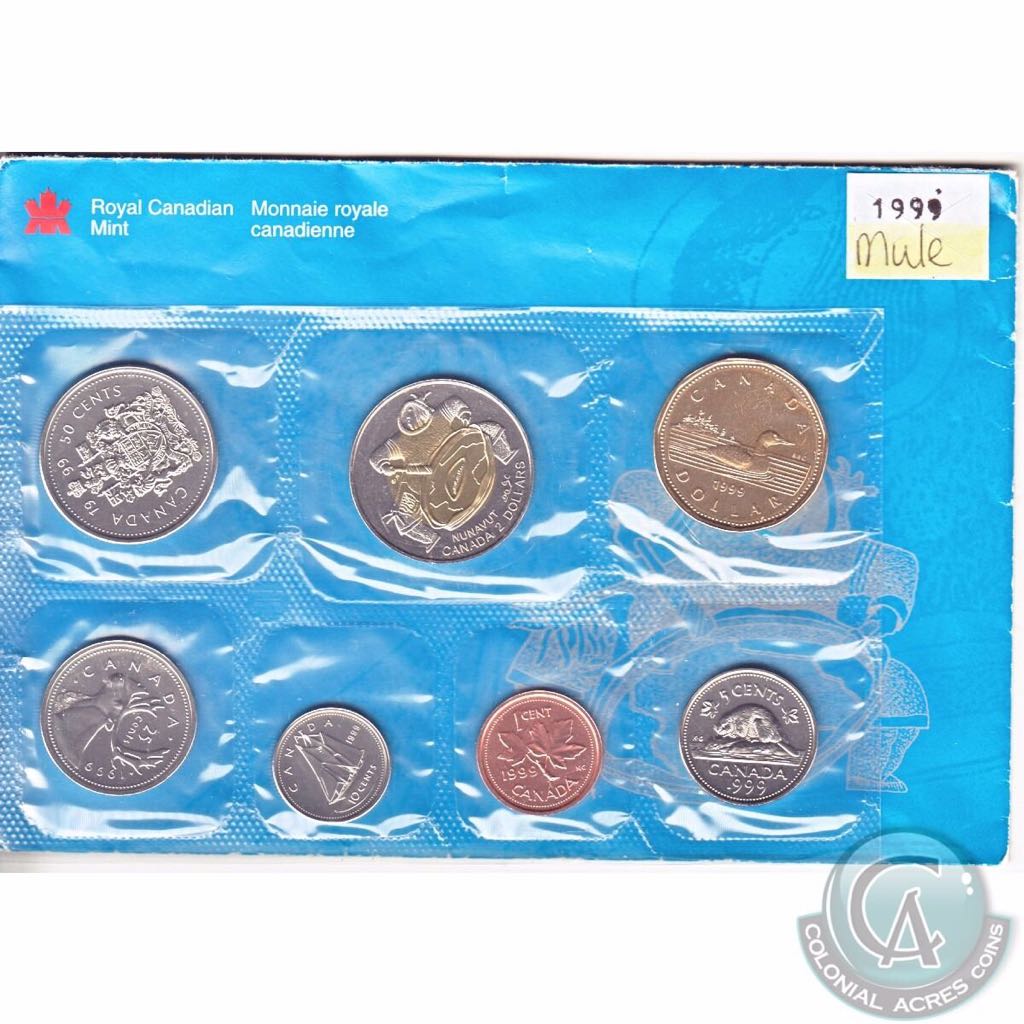 Roll Of Canadian 25 Cent Coins 1959