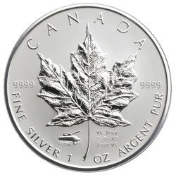 Canadian Aviation 20 Dollars Sterling Silver