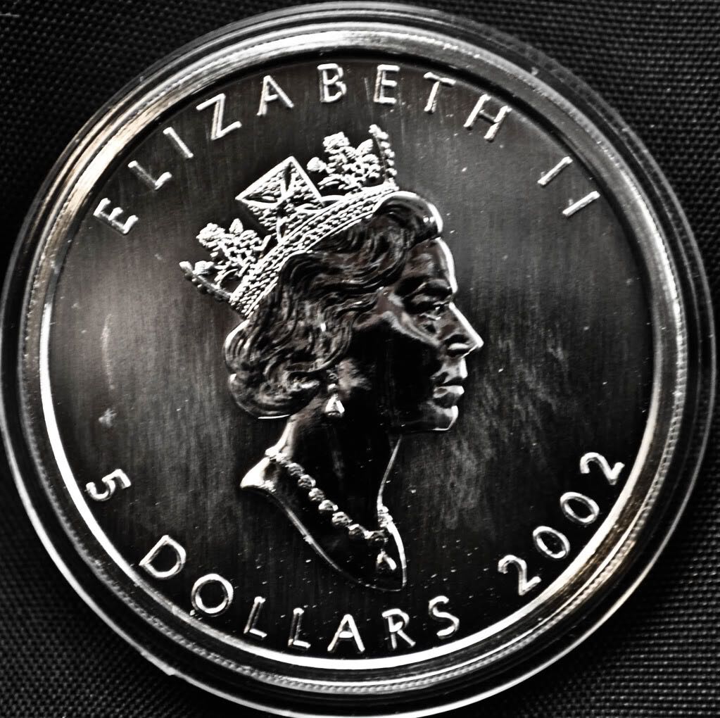 5 Dollars - Silver Maple Leaf With Hologram  coin collectible - Main Image 2