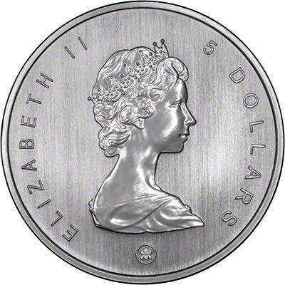 5 Dollars - 20th Anniversary Of The Silver Maple Leaf  coin collectible - Main Image 2