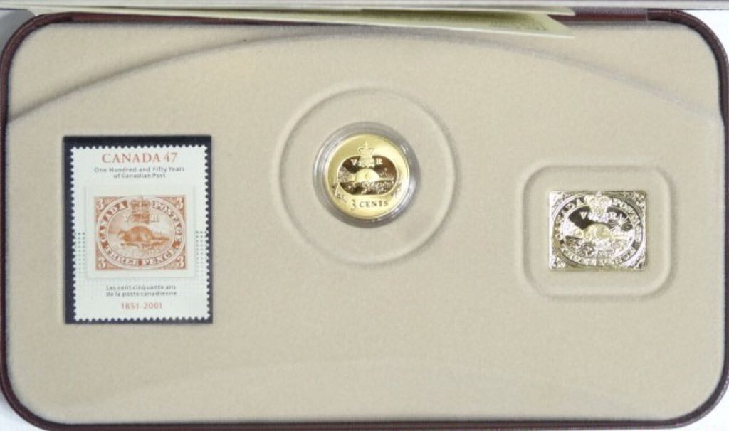 The 150th Anniversary Of The First Stamp In Canada  coin collectible - Main Image 2