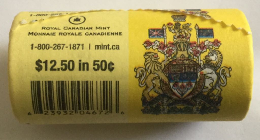 Roll Of Uncirculared 2013 $0.50 Cent Coins  coin collectible - Main Image 2