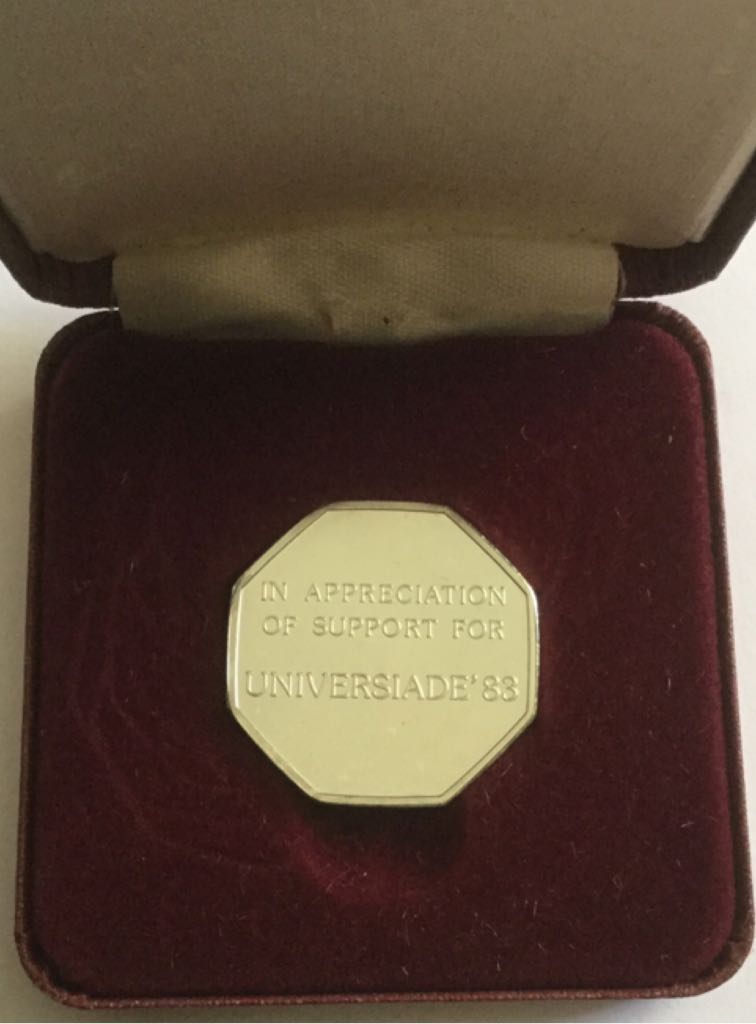 Universiade Edmonton 1983 Token  coin collectible - Main Image 2