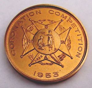 Coronation Shooting Competition Medal  coin collectible - Main Image 2