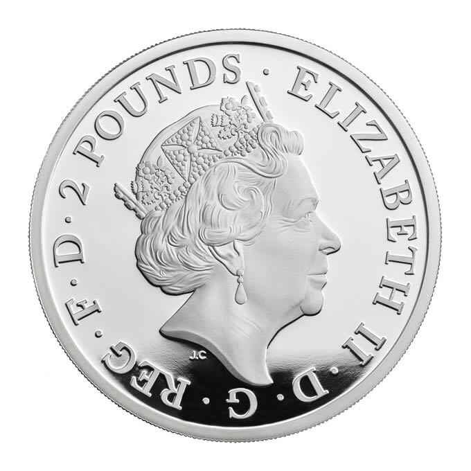 Britannia £2 Proof 1 Ounce  coin collectible - Main Image 2
