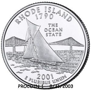 2001 Rhode Island Mint Bag  coin collectible - Main Image 2